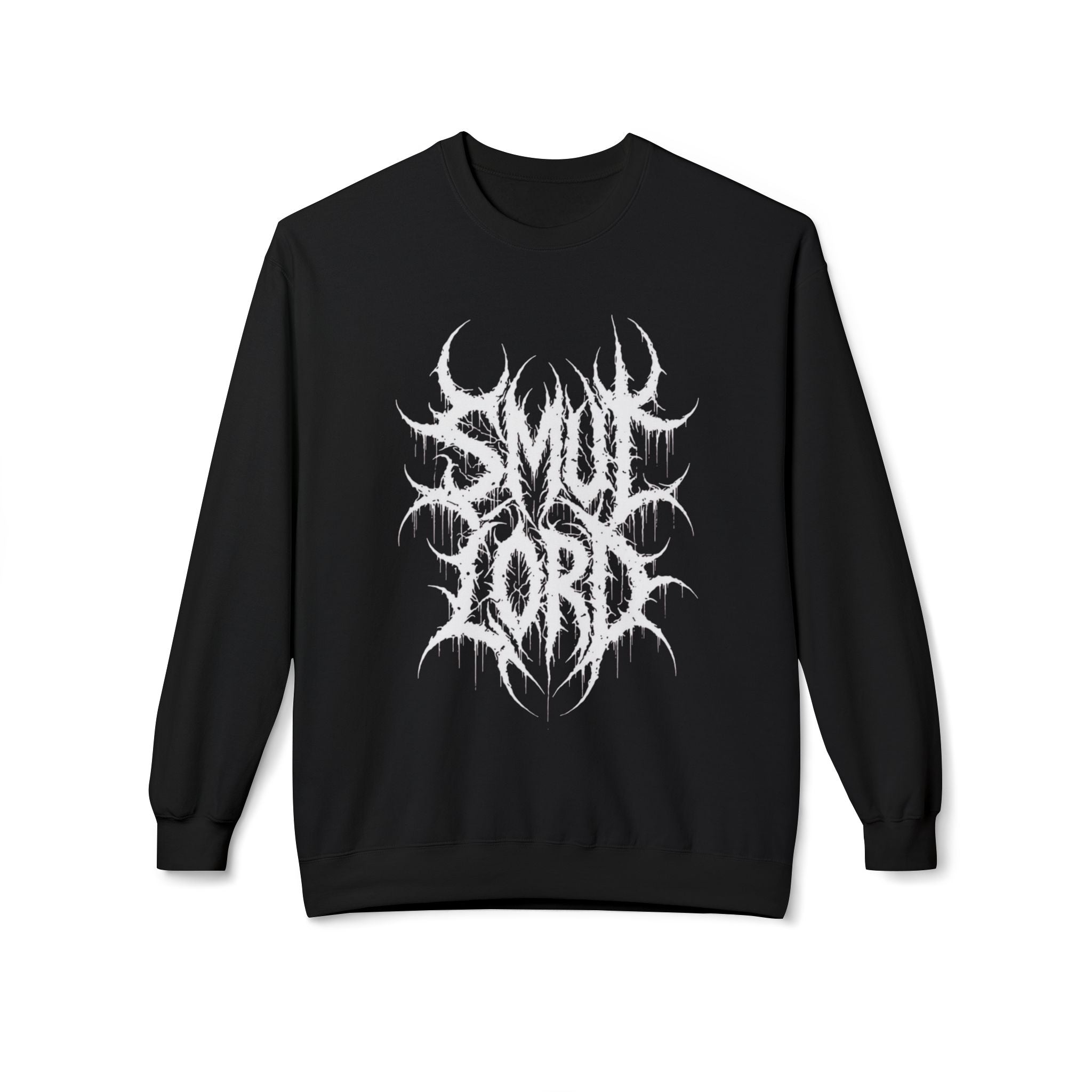 SL black metal logo Sweatshirt | Gothic band style, typography