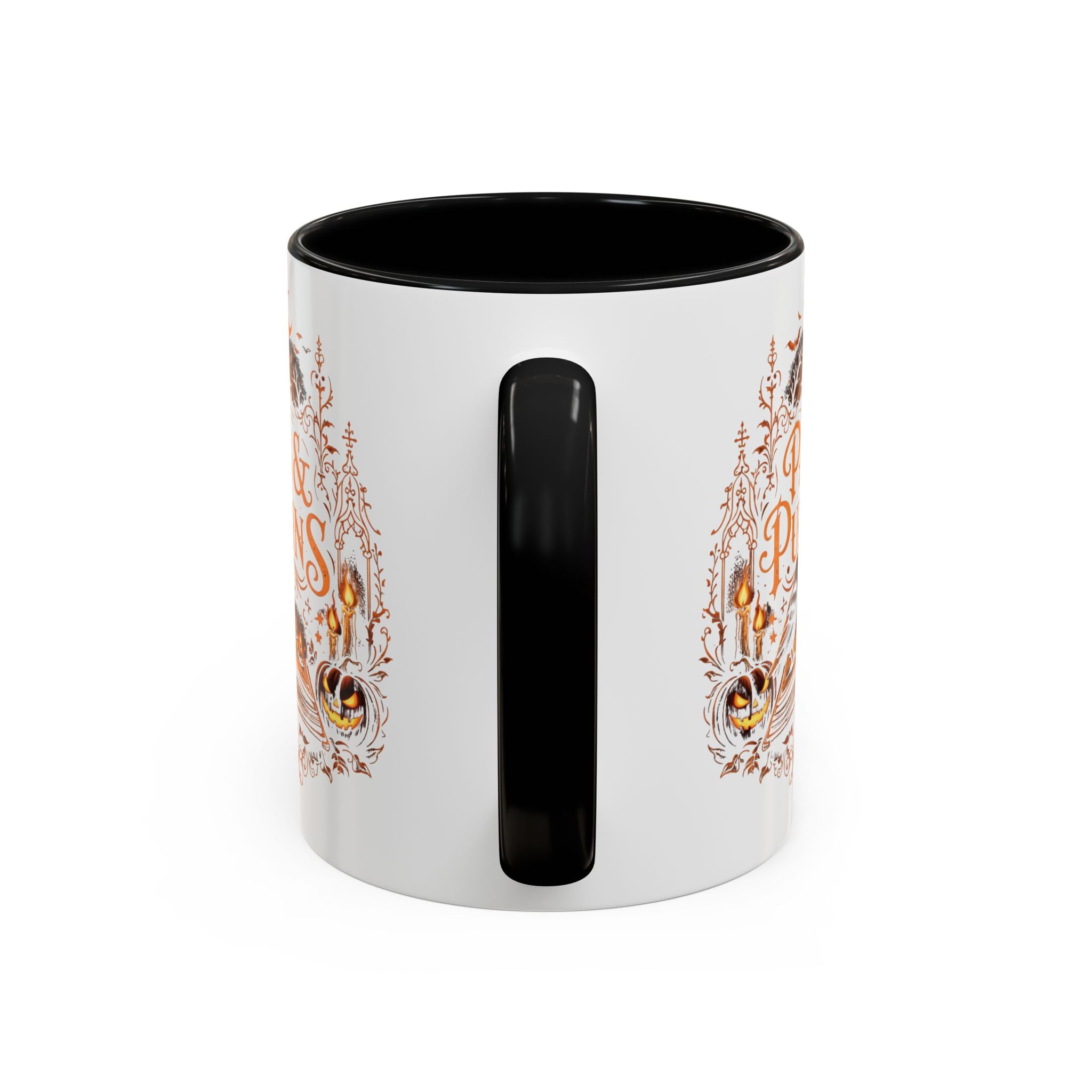 Pages & Pumpkins Coffee Mug | Halloween Book Lover Mug