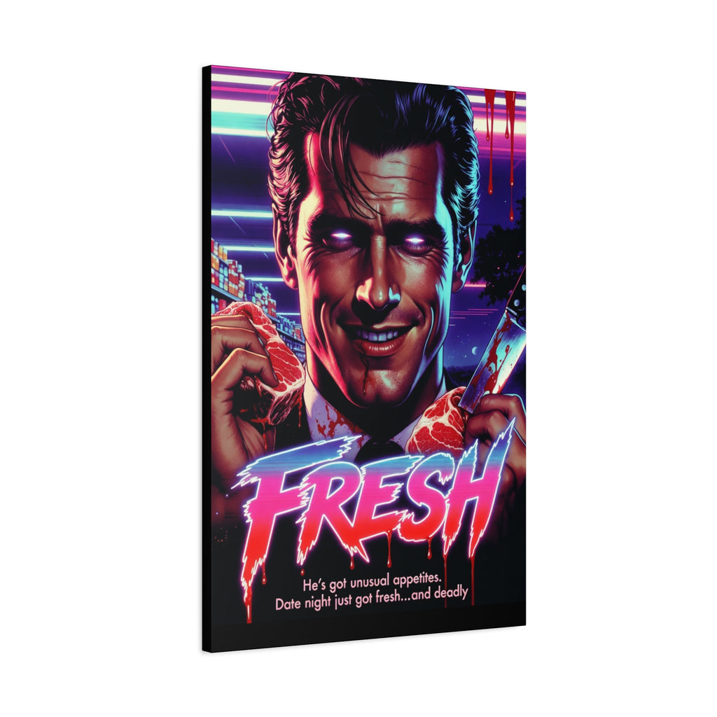 Fresh Fan Art Retro Horror Canvas