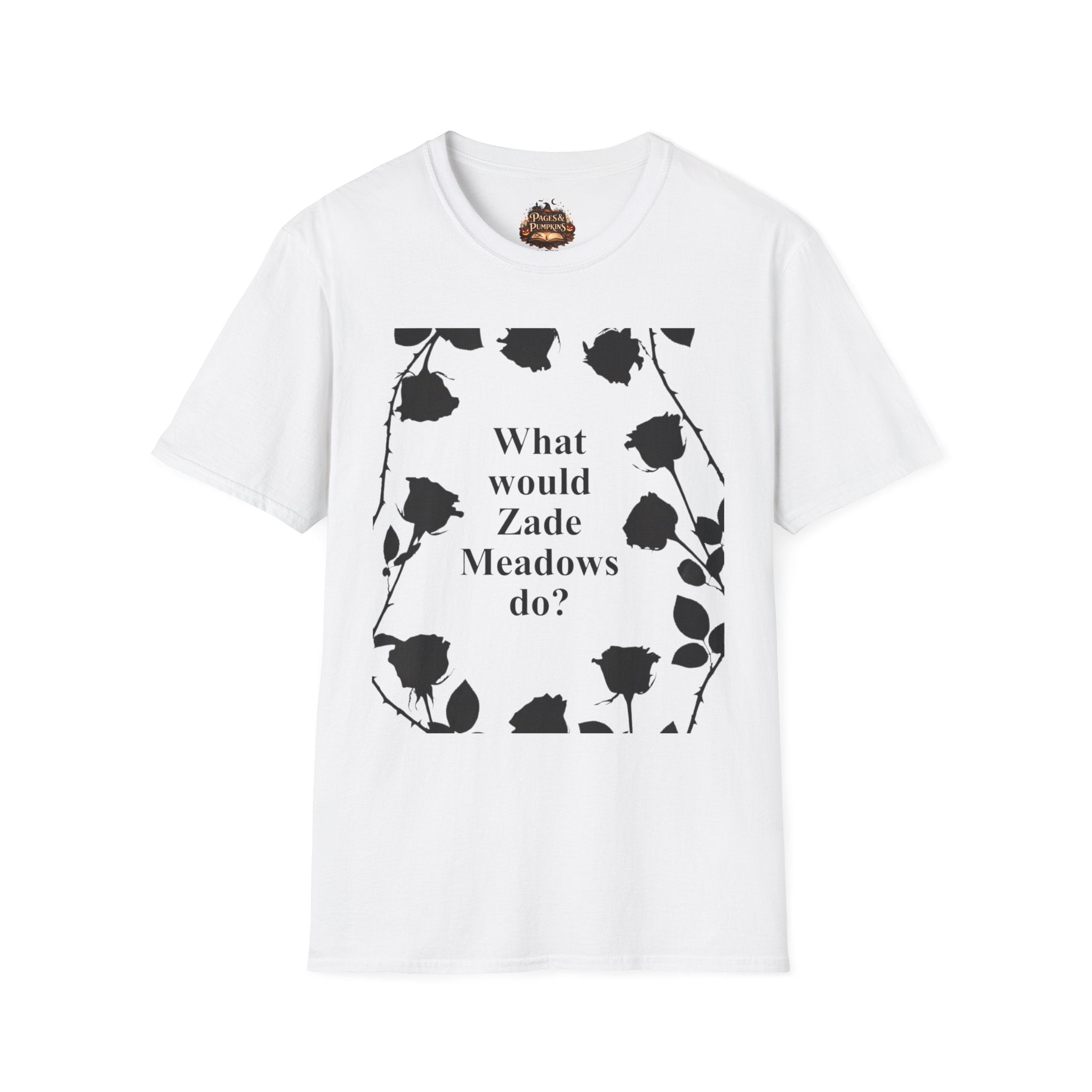 Haunting Adeline Fan Art WWZMD? T-Shirt | Floral Border Typography