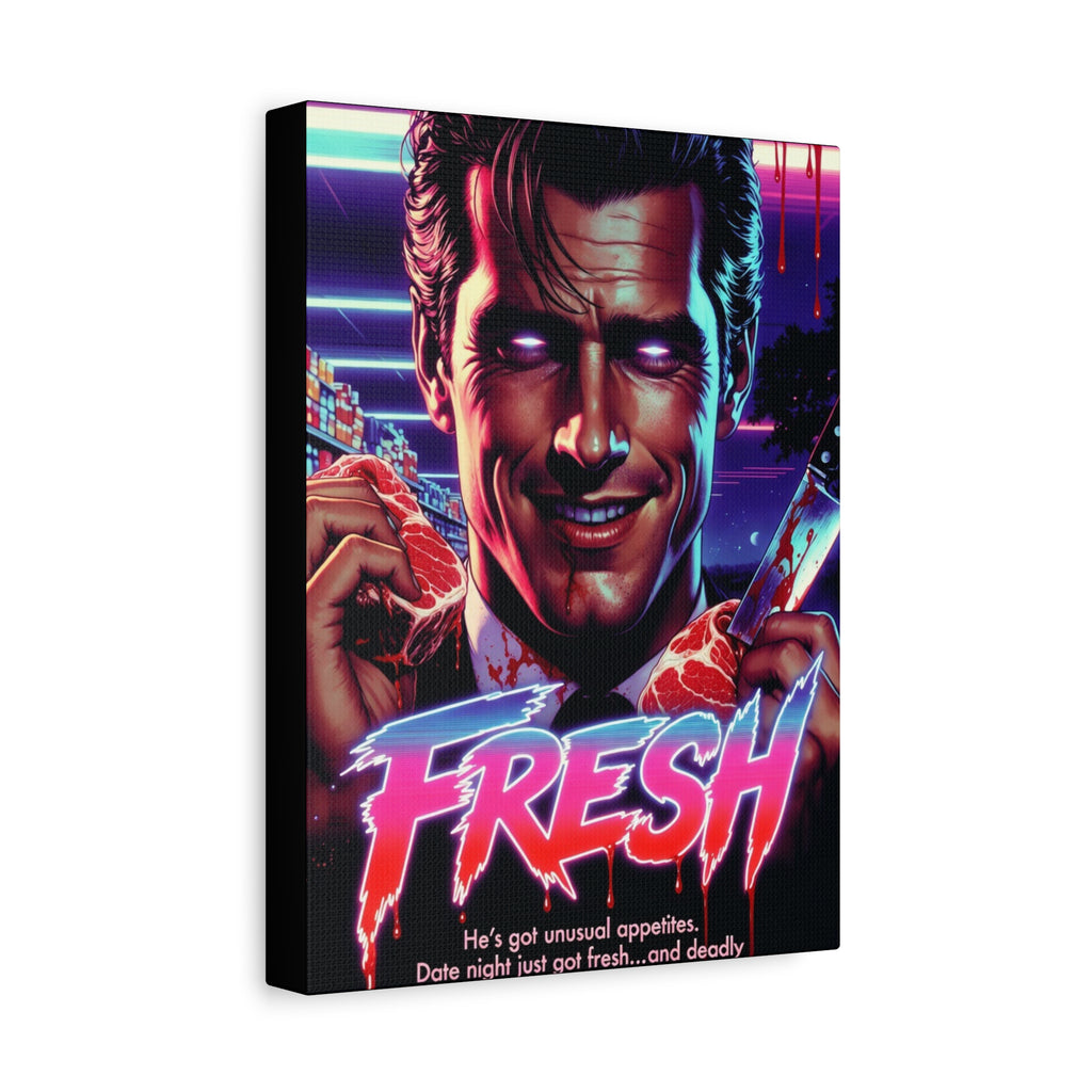 Fresh Fan Art Retro Horror Canvas