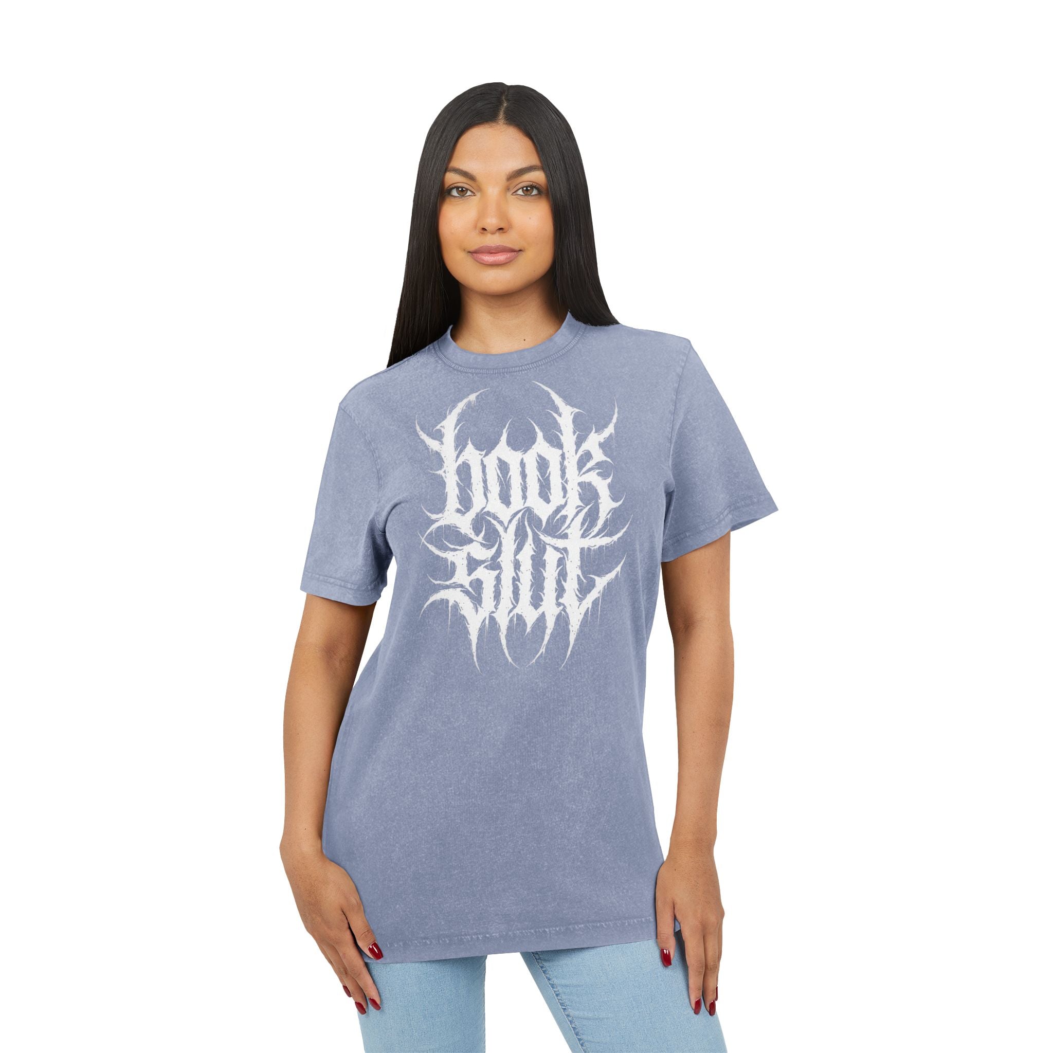 BS Acid-Wash Tee — Metal Graphic