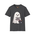 Pages & Pumpkins Boo Cat T-Shirt | Halloween book lover