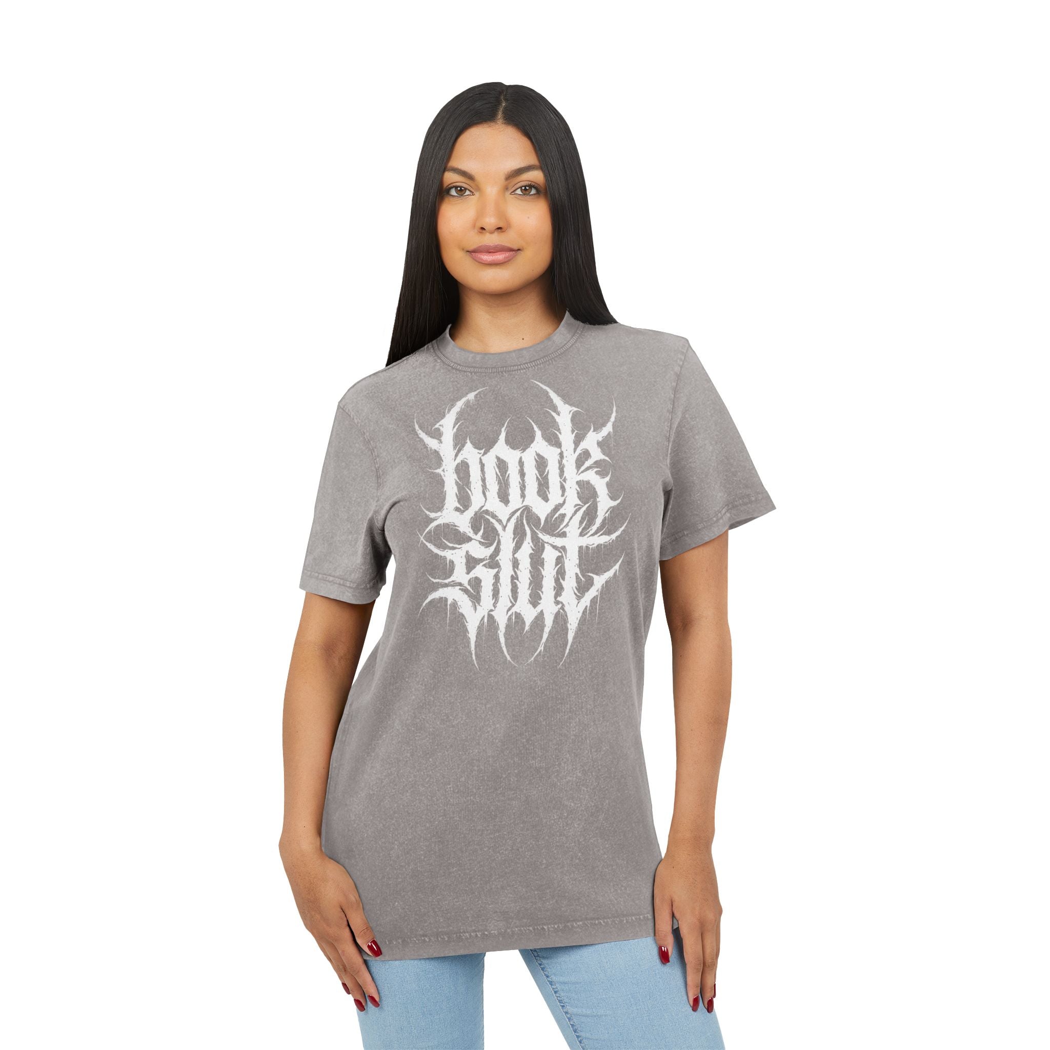 BS Acid-Wash Tee — Metal Graphic