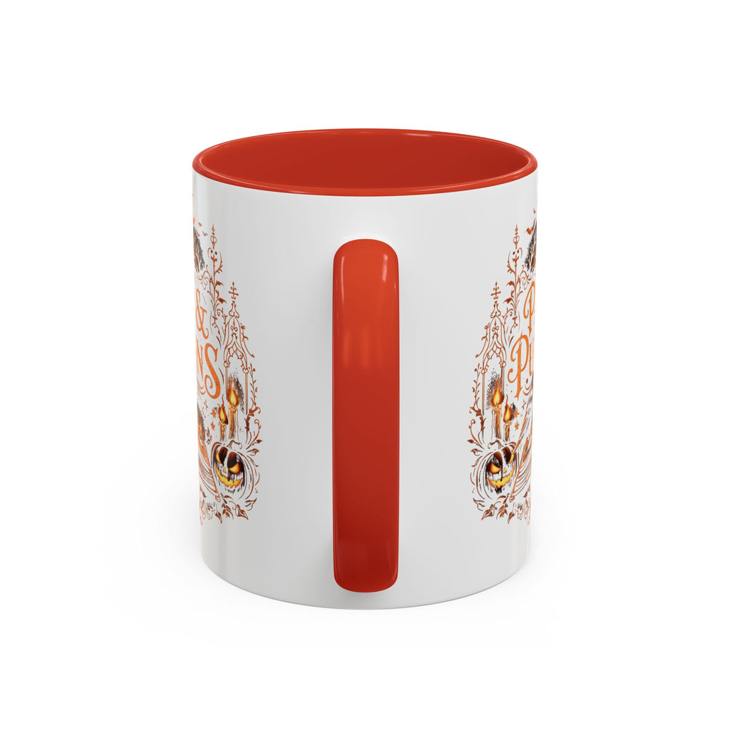 Pages & Pumpkins Coffee Mug | Halloween Book Lover Mug