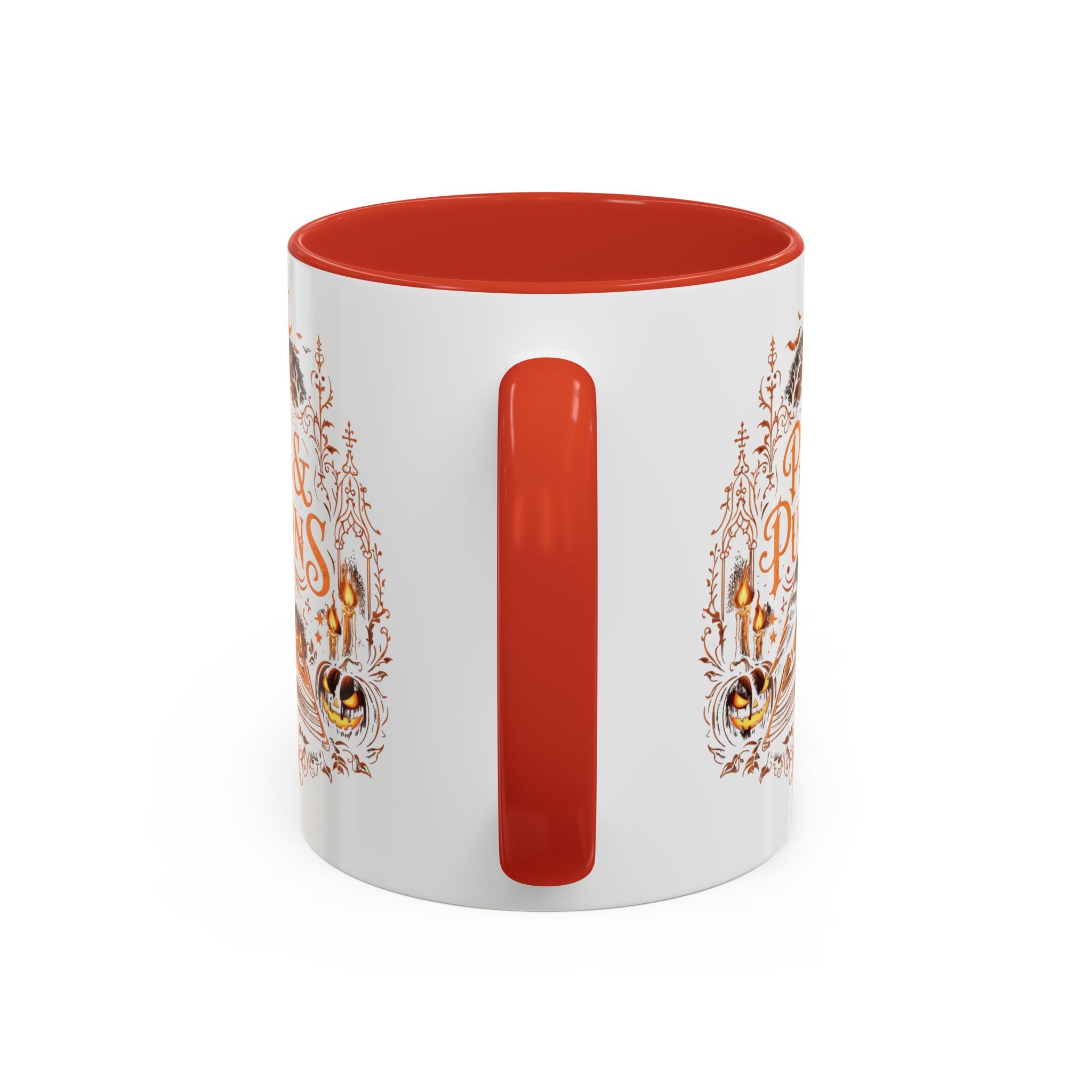 Pages & Pumpkins Coffee Mug | Halloween Book Lover Mug