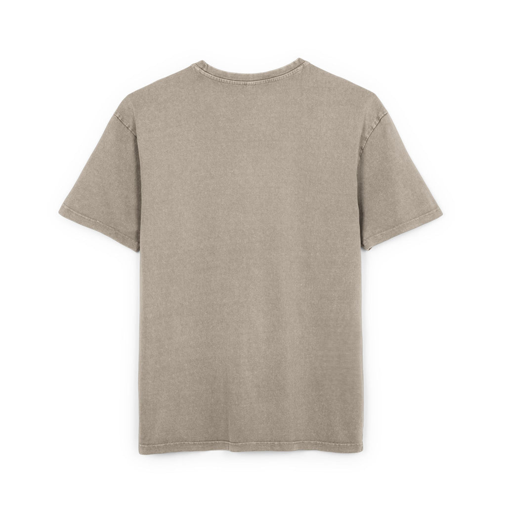 Acid-Washed Oversize Tee — 'Potions or Food' Metal Band Graphic