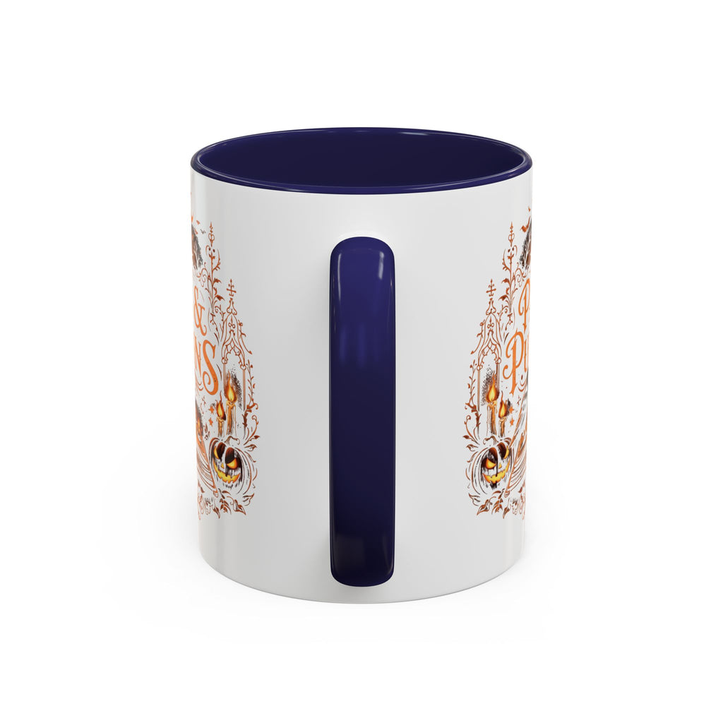 Pages & Pumpkins Coffee Mug | Halloween Book Lover Mug