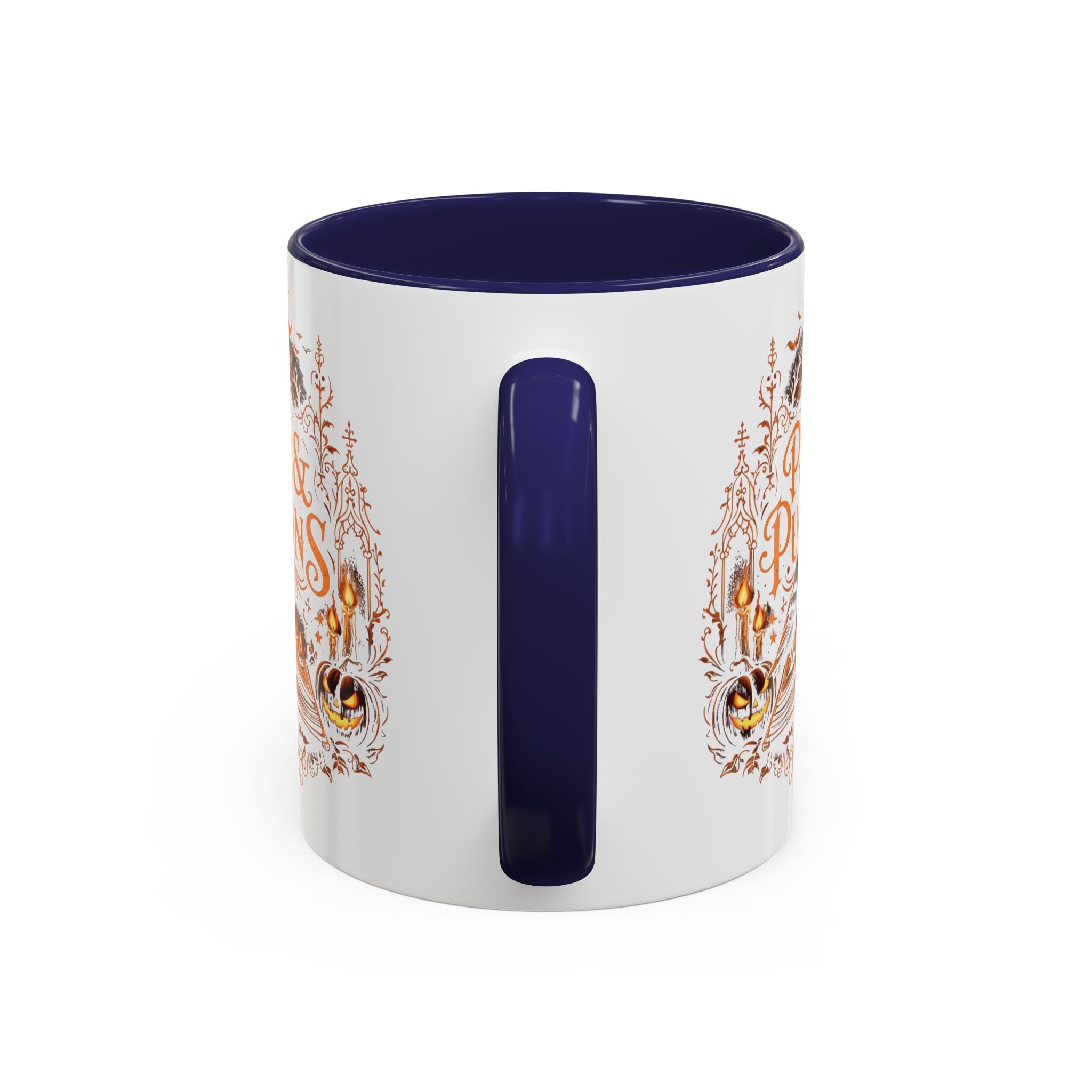 Pages & Pumpkins Coffee Mug | Halloween Book Lover Mug