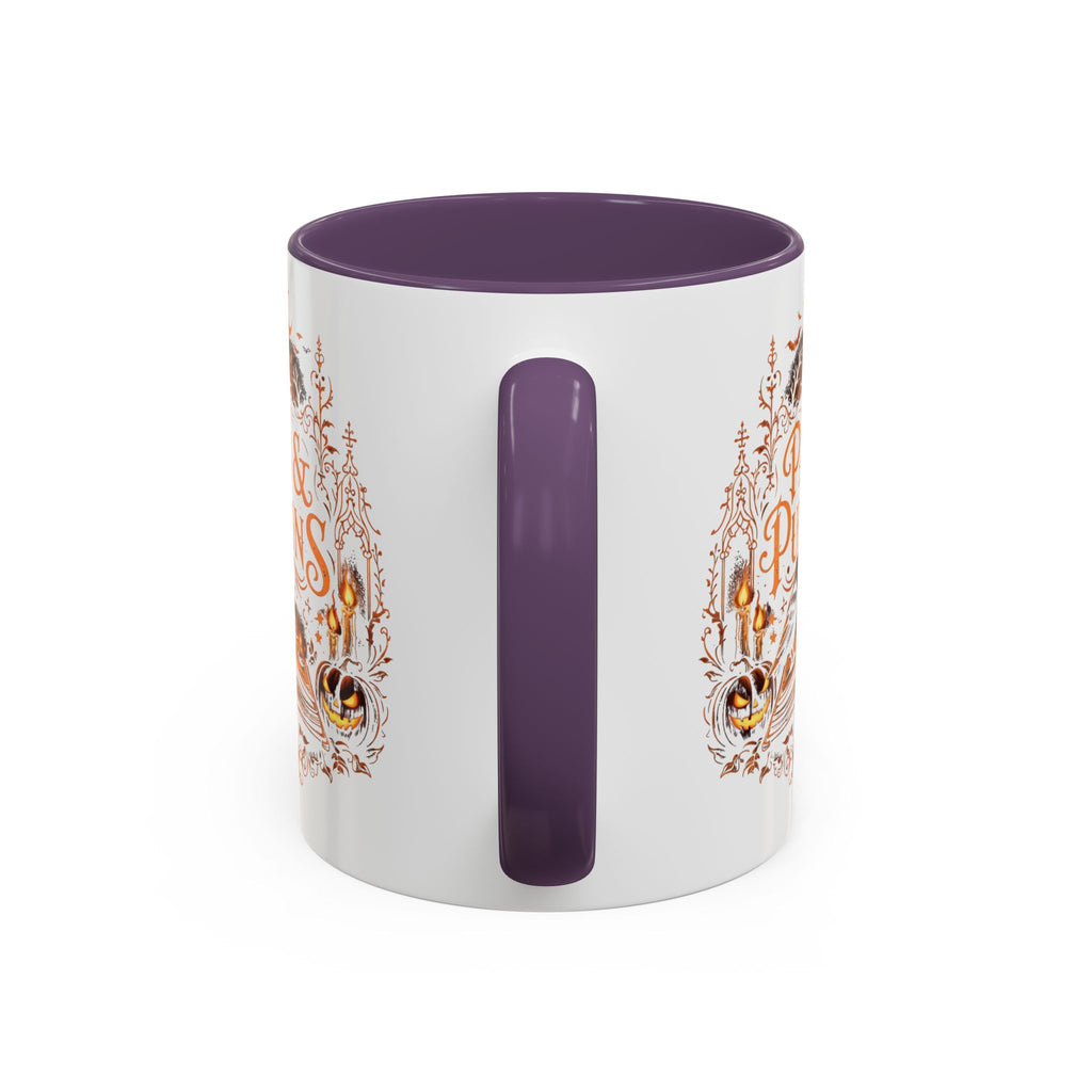 Pages & Pumpkins Coffee Mug | Halloween Book Lover Mug