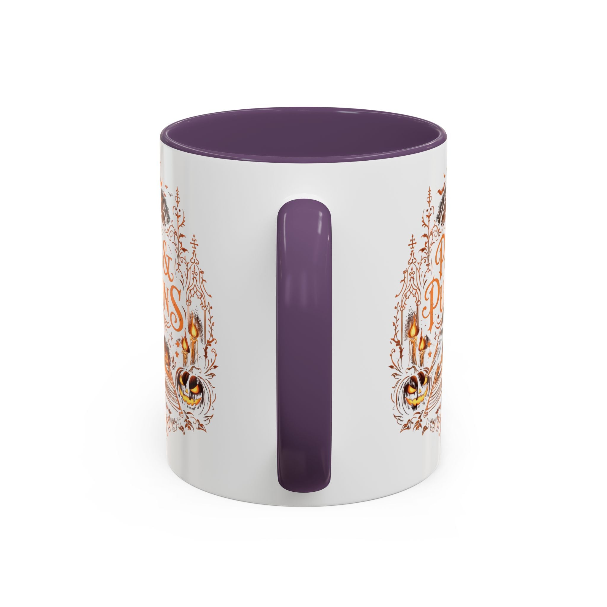 Pages & Pumpkins Coffee Mug | Halloween Book Lover Mug