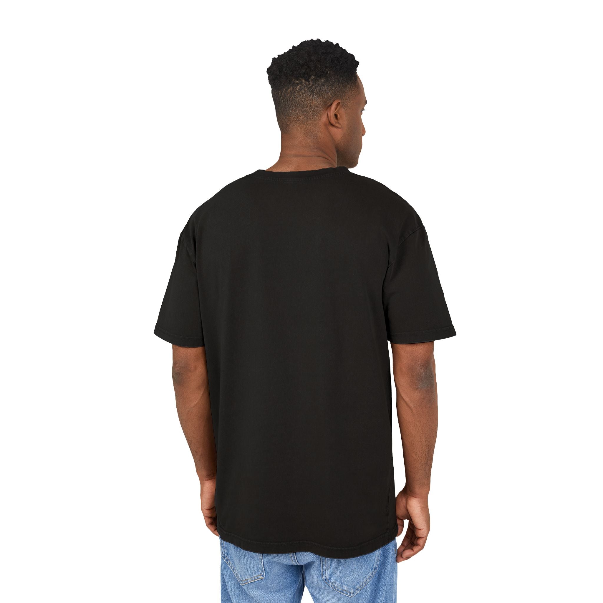 Acid-Washed Oversize Tee — 'Potions or Food' Metal Band Graphic