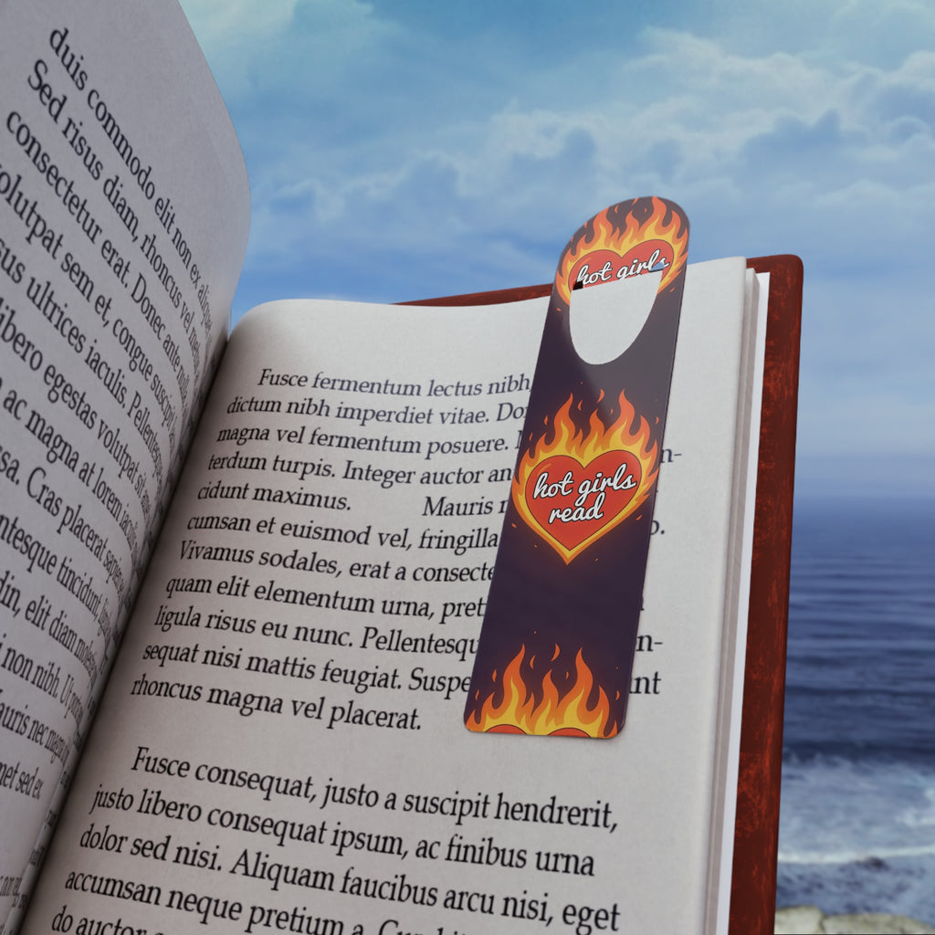 Hot Girls Read Metal Bookmark