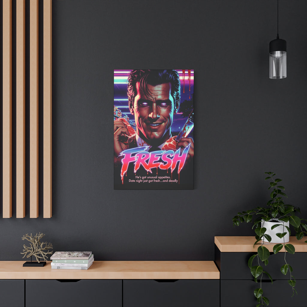 Fresh Fan Art Retro Horror Canvas