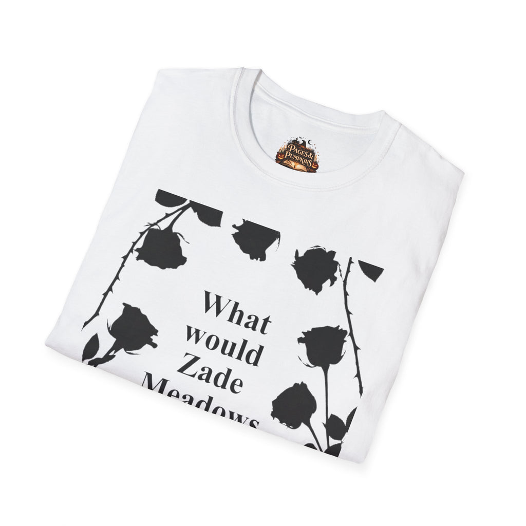 Haunting Adeline Fan Art WWZMD? T-Shirt | Floral Border Typography