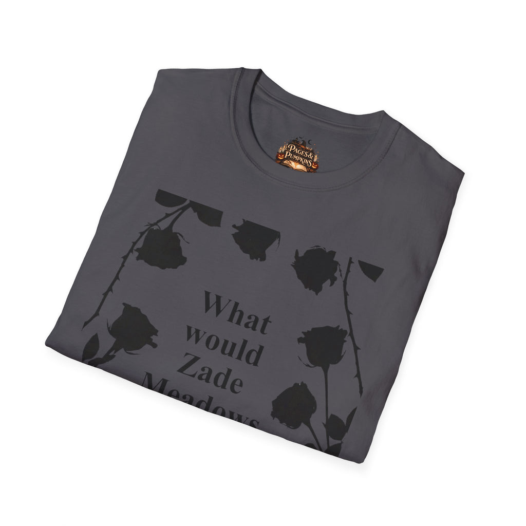 Haunting Adeline Fan Art WWZMD? T-Shirt | Floral Border Typography