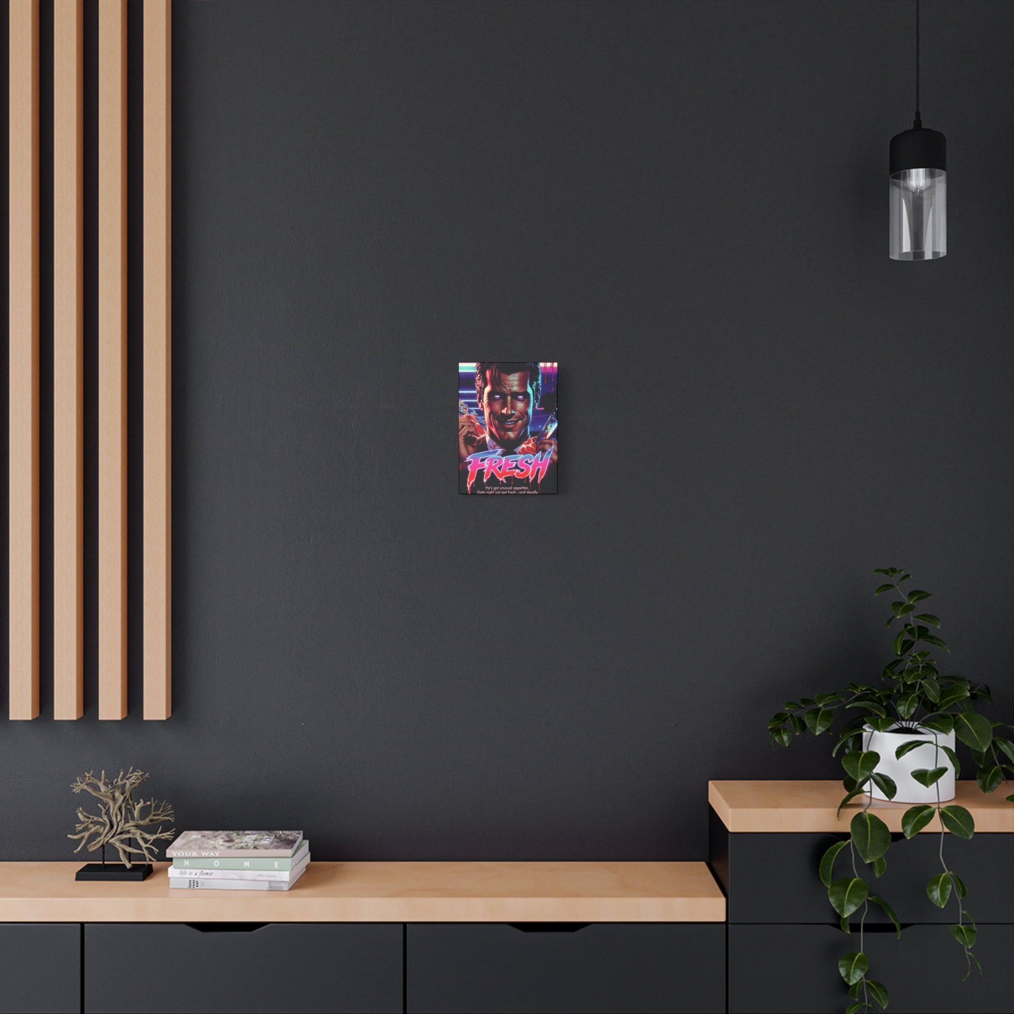 Fresh Fan Art Retro Horror Canvas