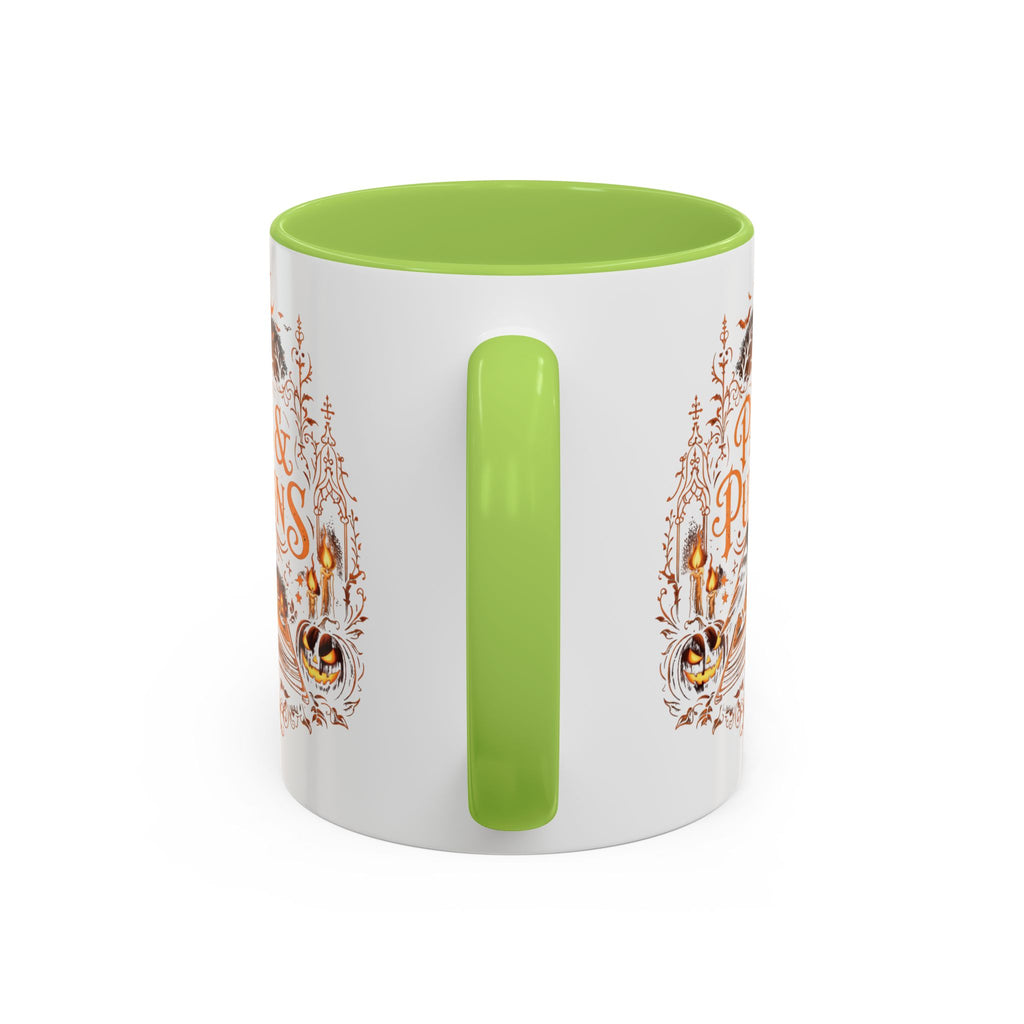 Pages & Pumpkins Coffee Mug | Halloween Book Lover Mug