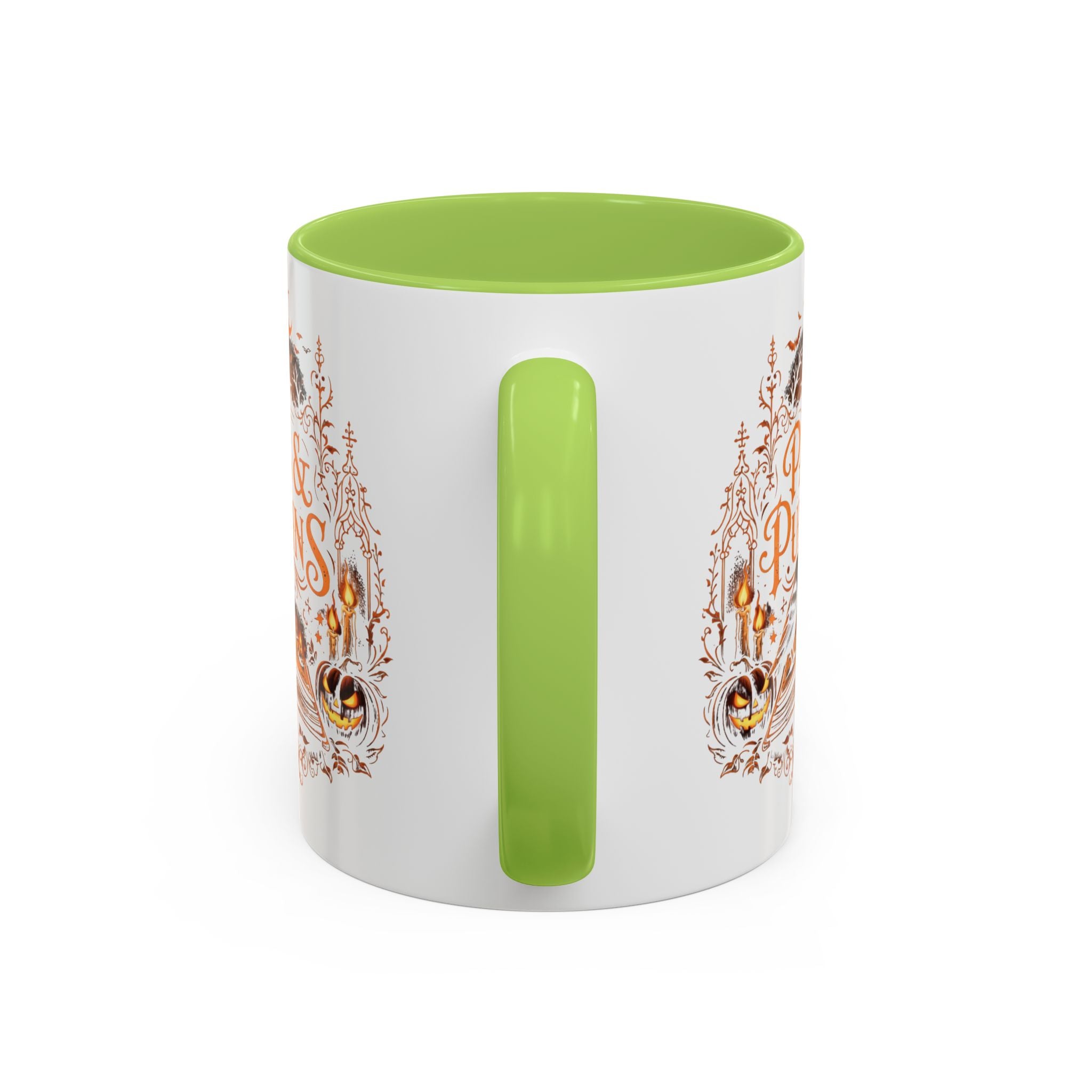 Pages & Pumpkins Coffee Mug | Halloween Book Lover Mug