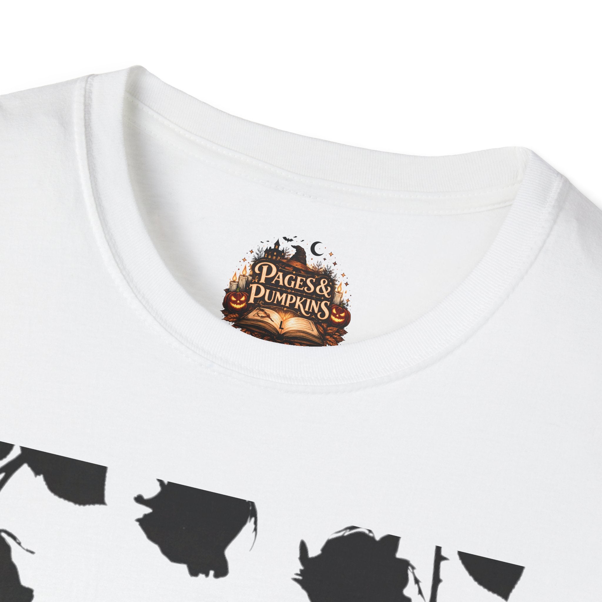 Haunting Adeline Fan Art WWZMD? T-Shirt | Floral Border Typography