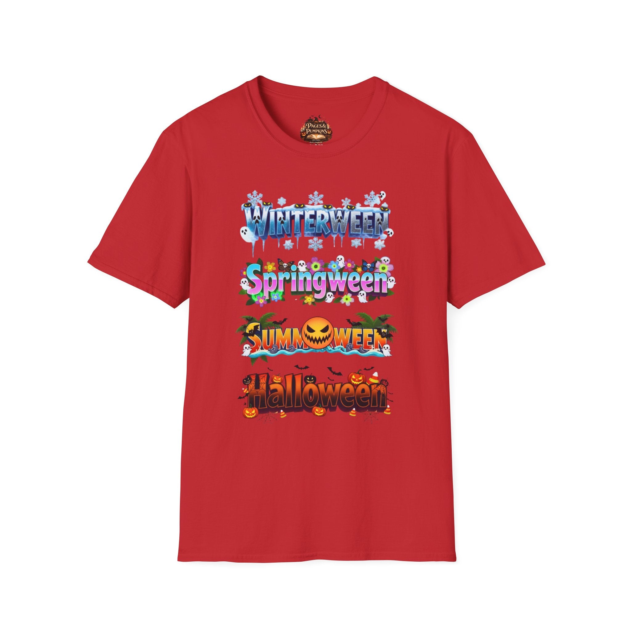 Always Halloween Unisex Softstyle T-Shirt Summerween Winterween Halloween Springween