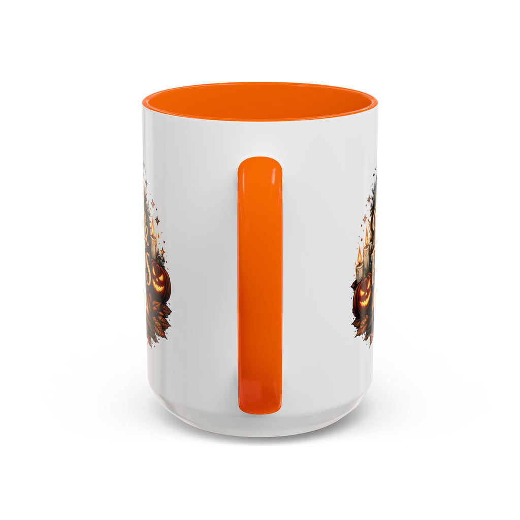 Pages & Pumpkins Coffee Dark Mug | Halloween Book Lover Mug