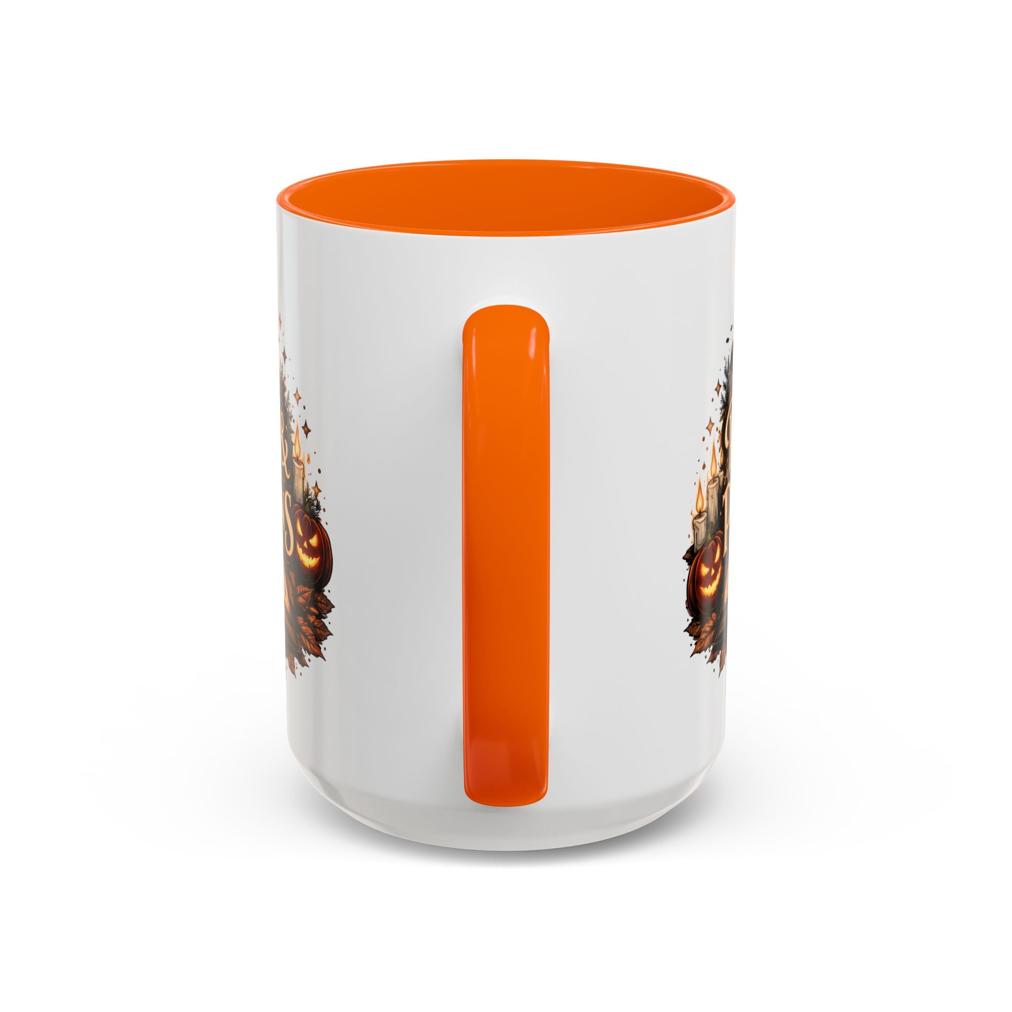Pages & Pumpkins Coffee Dark Mug | Halloween Book Lover Mug