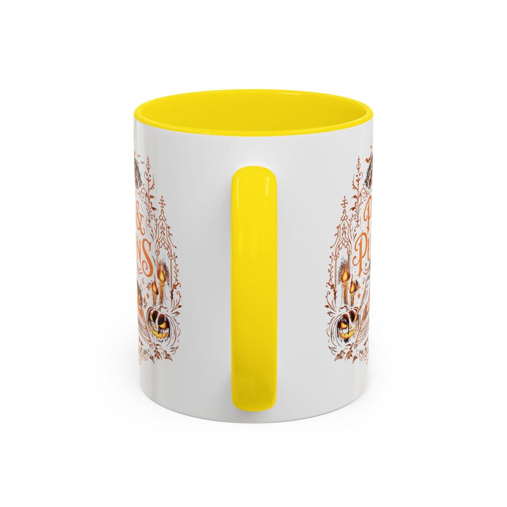 Pages & Pumpkins Coffee Mug | Halloween Book Lover Mug