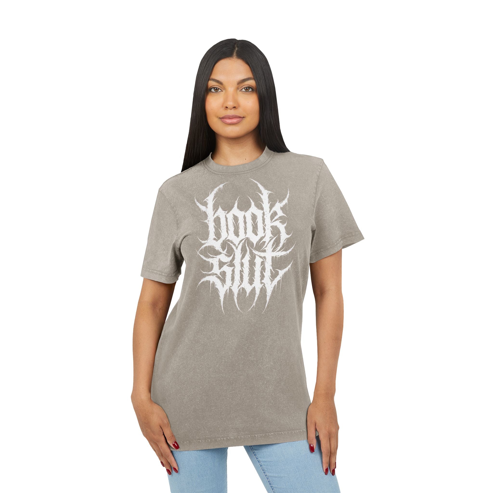 BS Acid-Wash Tee — Metal Graphic