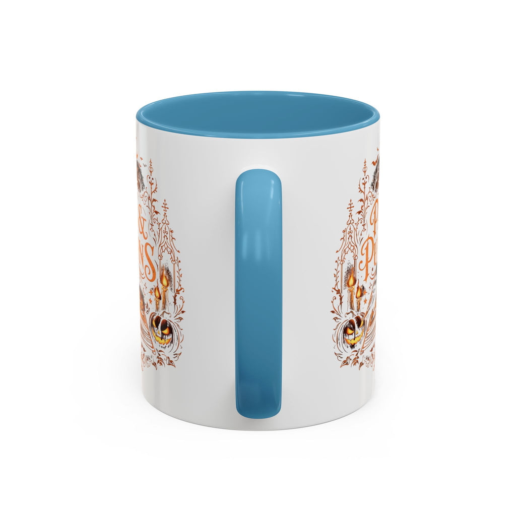 Pages & Pumpkins Coffee Mug | Halloween Book Lover Mug