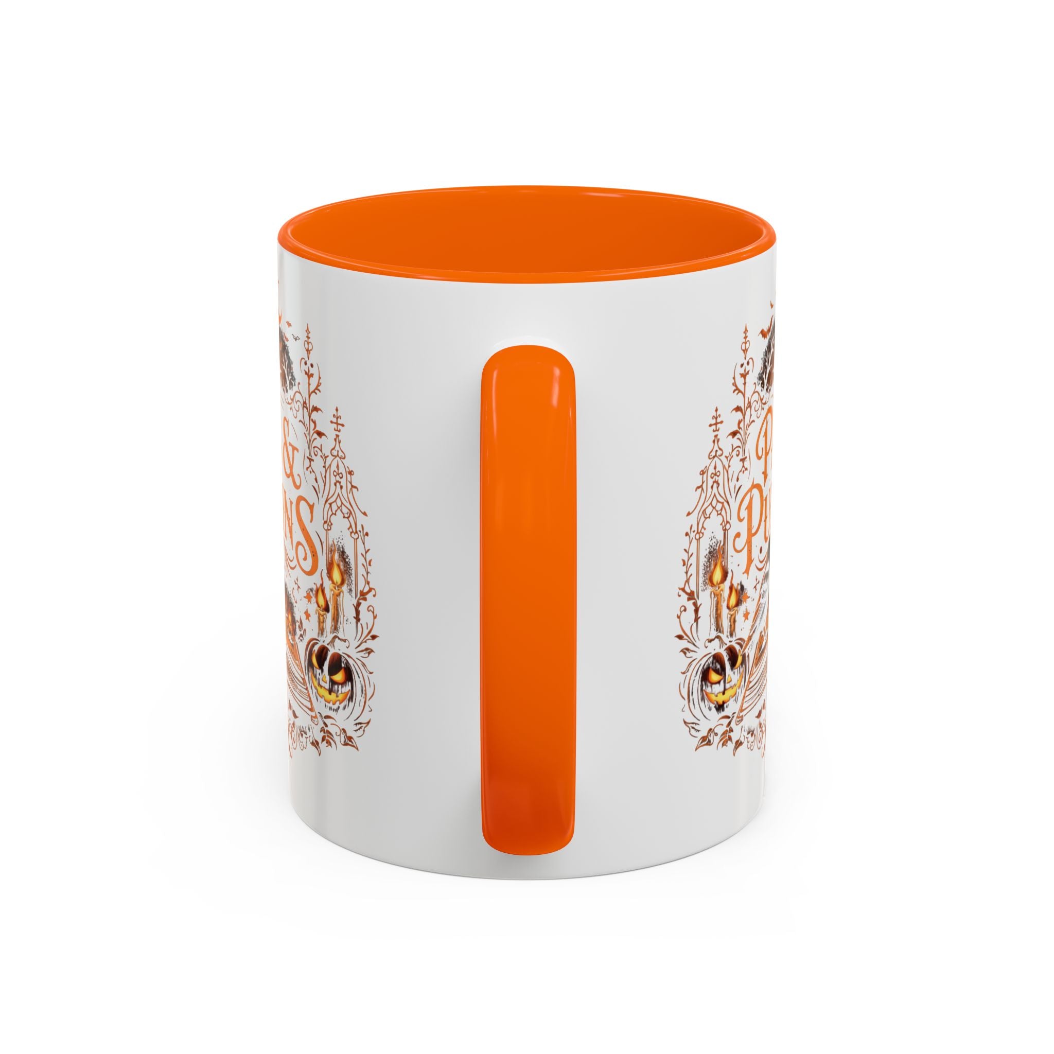 Pages & Pumpkins Coffee Mug | Halloween Book Lover Mug
