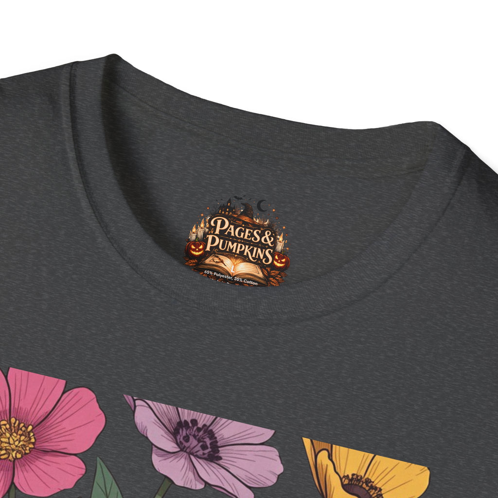If I Die Please Delete My Kindle History T-Shirt | Floral Kindle Design
