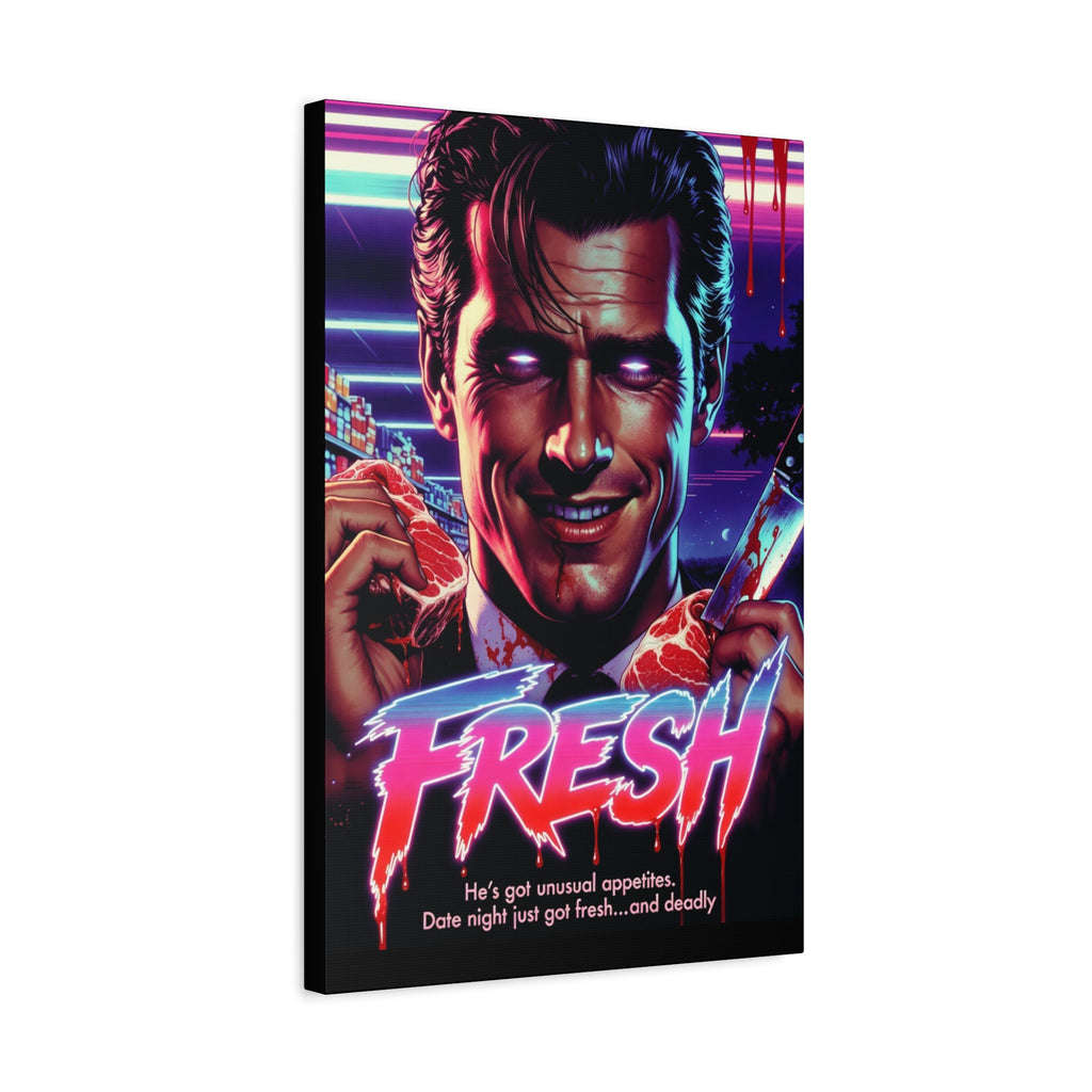 Fresh Fan Art Retro Horror Canvas